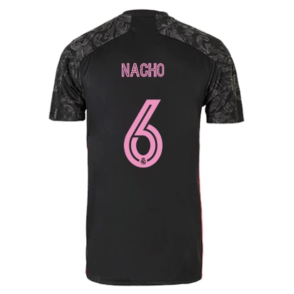 Camiseta Real Madrid 3ª NO.6 Nacho 2020-2021 Negro